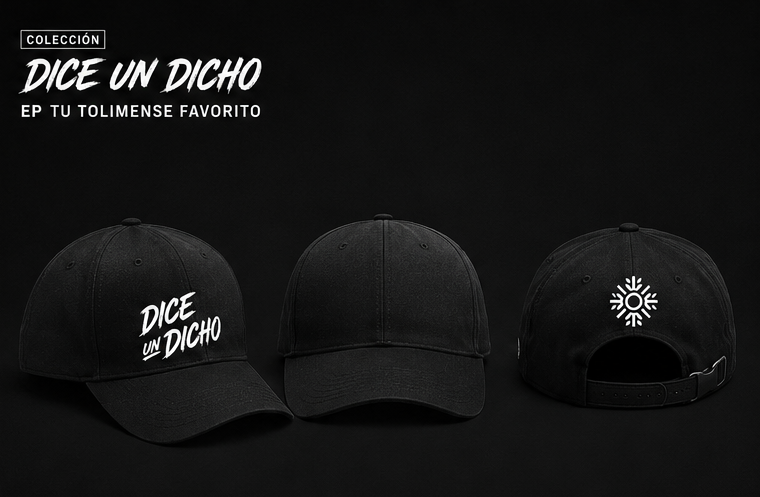 Gorra "DICE UN DICHO | Color negra - Yerxey