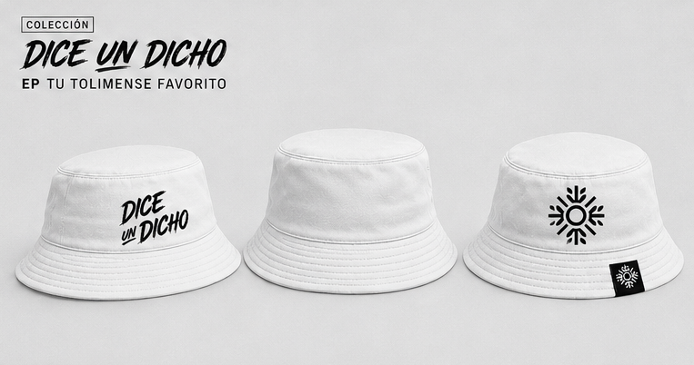 bucket hat "Dice Un Dicho | Color blanca - Yerxey