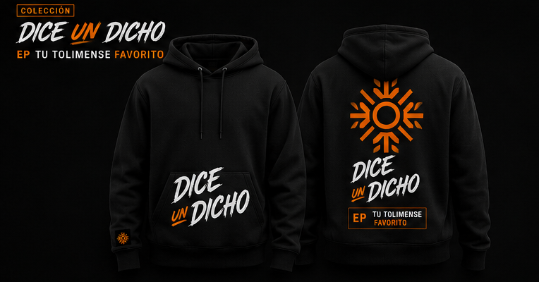 Hoodie "Dice Un Dicho" | Color Negra - Yerxey